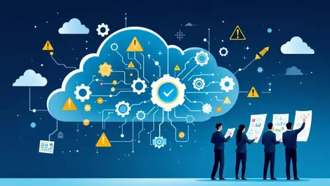 Cloud gears neural network warning executives old charts security vulnerability