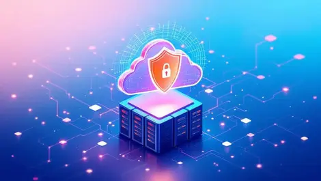 Secure cloud shield data center ai digital connections enterprise tech