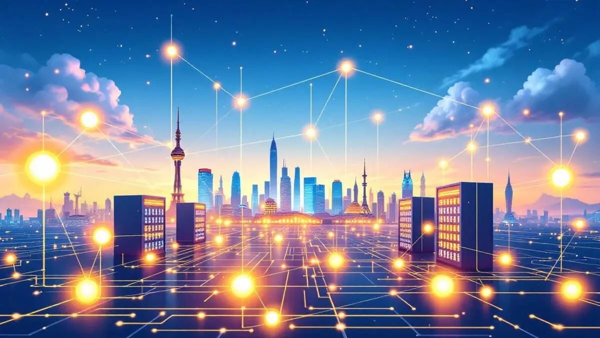 Modern data centers digital connectivity thailand urban southeast asia landmarks