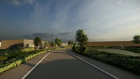An artist impression of future development at queens meadow